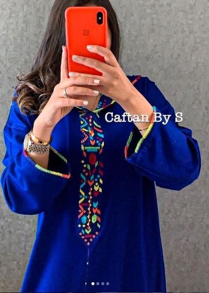 موديلات جلابة بثوب المليفا 