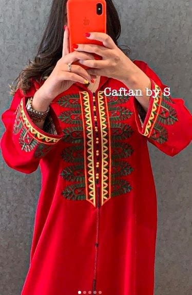 موديلات جلابة بثوب المليفا 