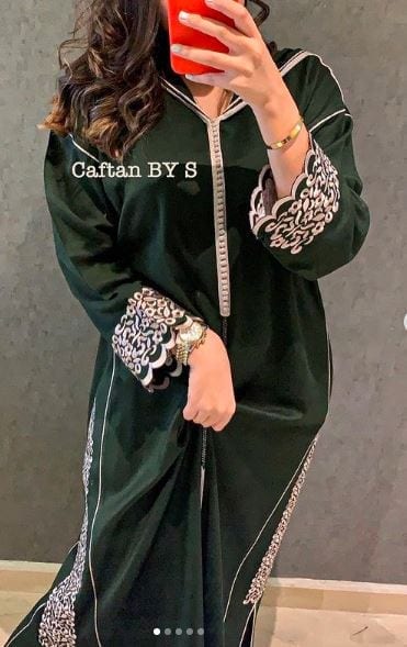 موديلات جلابة بثوب المليفا 