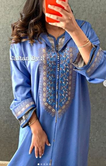 موديلات جلابة بثوب المليفا 