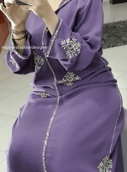 جلابات منبتين بثوب الكريب