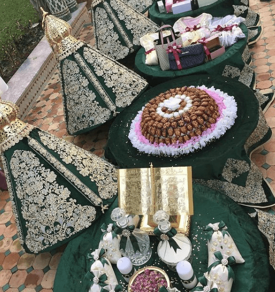 دفعة من طيافر الدفوع وهدايا العروس المغربية