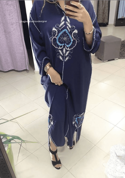 جلابات منبتين بثوب الكريب