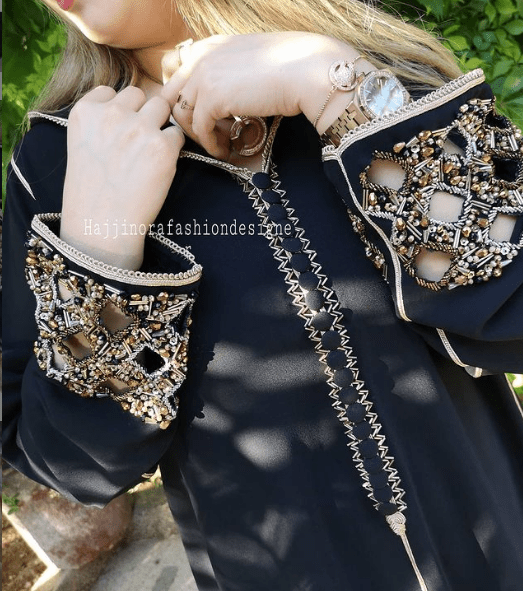 جلابات منبتين بثوب الكريب